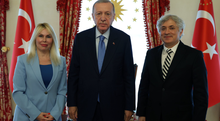Rektör Özkan, Cumhurbaşkanı Erdoğan ile görüştü