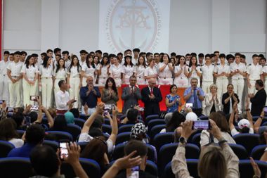 Fettah Tamince MTAL’de mezuniyet heyecanı