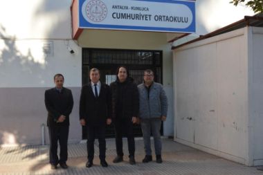 Cumhuriyet Ortaokulu'na kantin ve spor odaları kazandırıldı