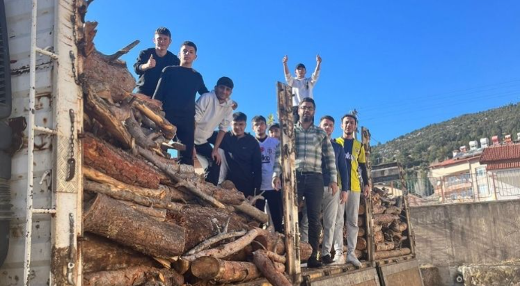 ALKÜ Akseki Meslek Yüksek Okulu’na odun desteği