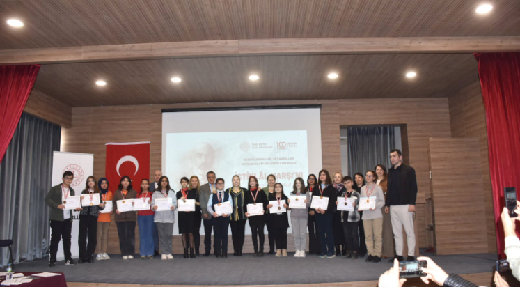İstiklâl Marşı’nı güzel okuma yarışması finali gerçekleşti