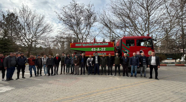 Vatandaşlara orman yangını eğitimi