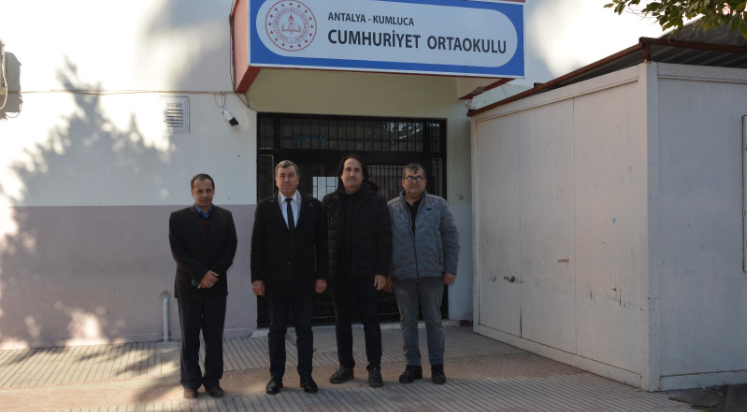 Cumhuriyet Ortaokulu'na kantin ve spor odaları kazandırıldı