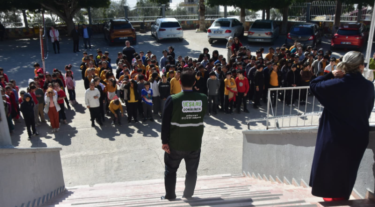 Öğrencilere Yeşilay'ın çalışmaları ve önemi anlatıldı
