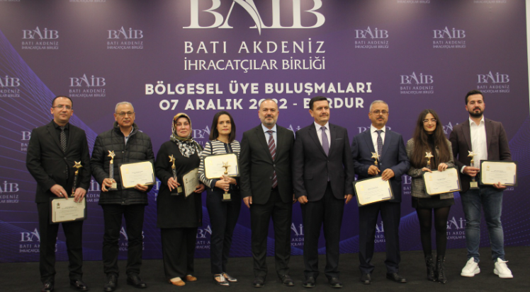 BAİB’den Burdurlu ihracatçılara ödül
