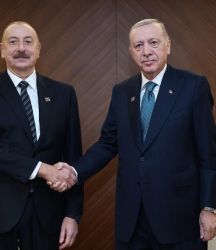 Cumhurbaşkanı Erdoğan, Azerbaycan Cumhurbaşkanı Aliyev ile görüştü