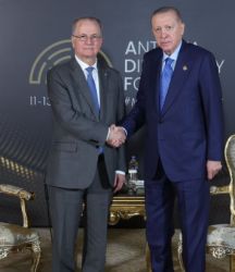 Cumhurbaşkanı Erdoğan, Filistin Başbakanı Mustafa'yı kabul etti