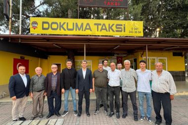 Ali Çetin’den taksi durağına ziyaret