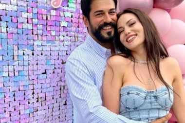 Fahriye Evcen'in doğum günü pastası gündem oldu