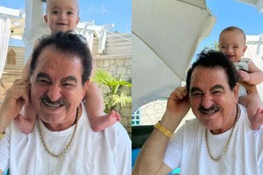 İbrahim Tatlıses soluğu torunlarının yanında aldı