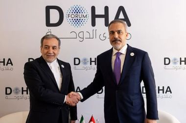Bakan Fidan, İranlı mevkidaşı Arakçi ile bir araya geldi