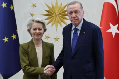 Cumhurbaşkanı Erdoğan, AB Komisyonu Başkanı von der Leyen'i kabul etti