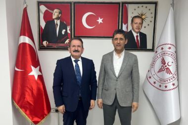 Başkan Çetin’den Müdür Özkan'a ziyaret