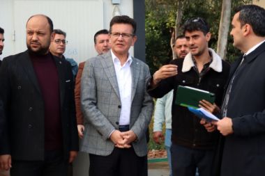 Milletvekili Uslu Finike’de bir takım incelemelerde bulundu