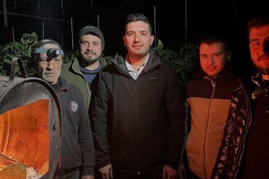 Başkan Alkan’dan don nöbetindeki üreticilere ziyaret