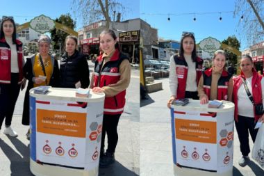 Serik’te Sosyal Hizmetler tarafından tanıtım standı kuruldu