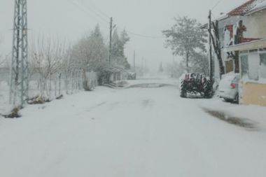 Kaş ilçesinde kar yağışı etkili oldu