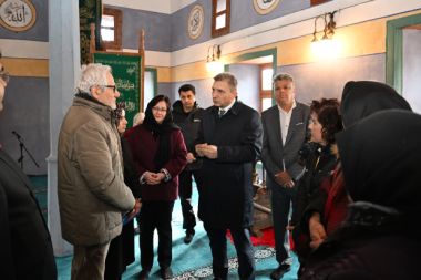 Vali Şahin Akseki'yi ziyaret etti