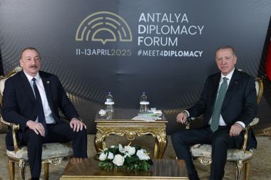 Cumhurbaşkanı Erdoğan Aliyev ile görüştü