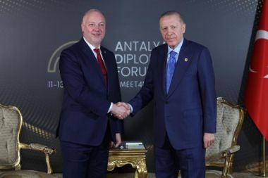 Cumhurbaşkanı Erdoğan, ADF’de Sierra Leone Cumhurbaşkanı ile görüştü