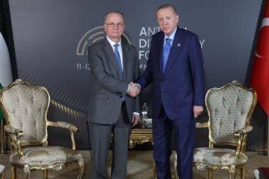 Cumhurbaşkanı Erdoğan, Filistin Başbakanı Mustafa'yı kabul etti