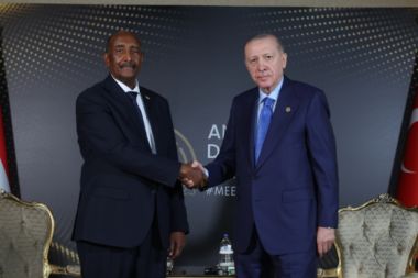 Cumhurbaşkanı Erdoğan, Sudan Egemenlik Konseyi Başkanı Burhan ile görüştü