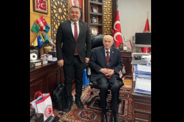 Yücel, Bahçeli’yi ziyaret etti: Alanya’ya selam getirdi
