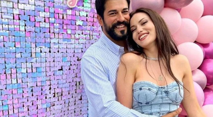Fahriye Evcen'in doğum günü pastası gündem oldu