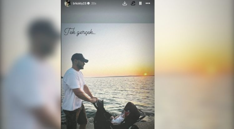 Oyuncu Berk Oktay 4 aylık kızı Mira Milena’yı paylaştı! "Tek gerçek"