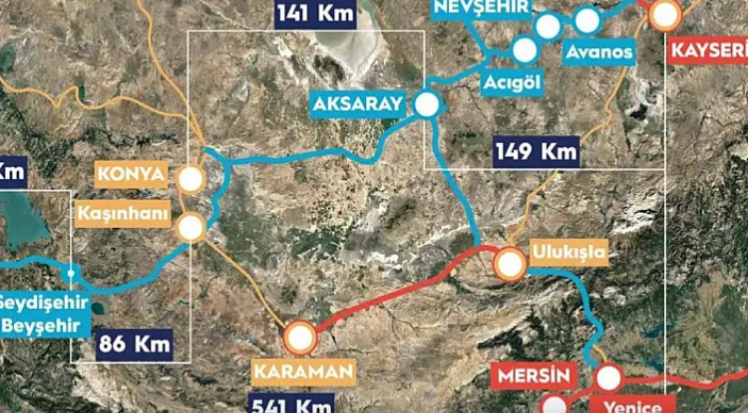 Antalya-Konya arası YHT ile 1 saate iniyor