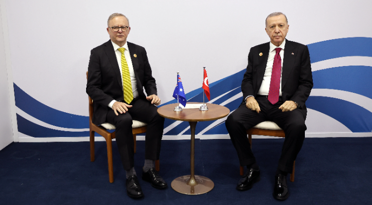 Cumhurbaşkanı Erdoğan, Avustralya Başbakanı Albanese’yi kabul etti