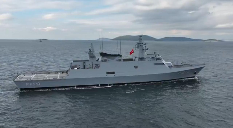 TCG AKHİSAR ilk seyrine çıktı