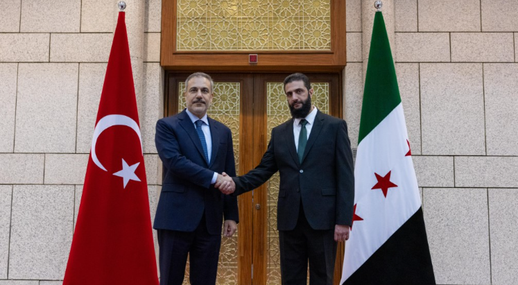 Bakan Fidan, Suriye’deki yeni yönetimin lideri Ahmed eş-Şara ile görüştü