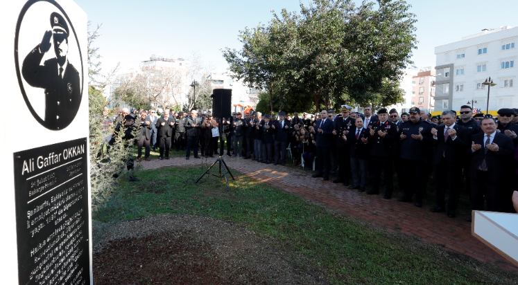 Antalya'da Ali Gaffar Okkan isminin verildiği parkta anıldı