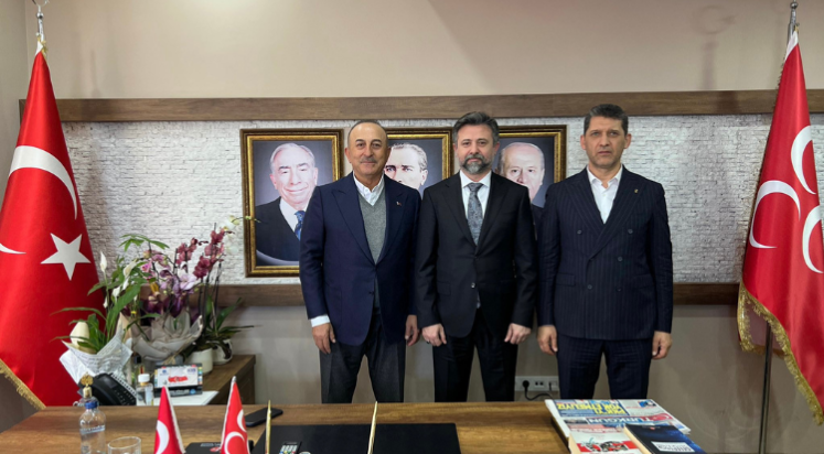 Antalya’da AK Parti’den yeni MHP İl Başkanı Güneş’e ziyaret
