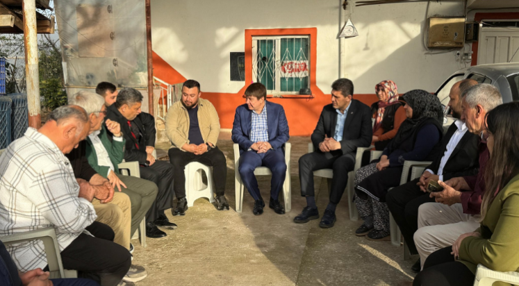 Türel ve Çetin Finike’de temaslarda bulundu