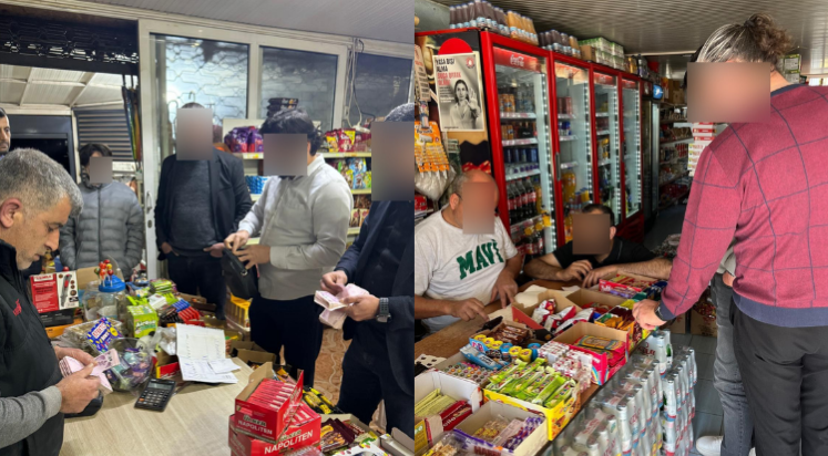 Market market dolaşıp 1 milyon liralık veresiye borcu kapattılar