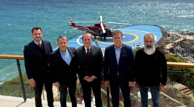 Alanya’dan KKTC’ye ilk ticari helikopter uçuşu gerçekleşti