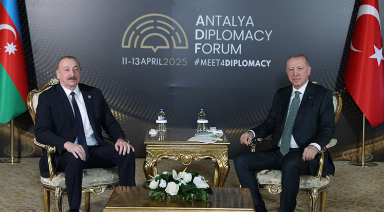 Cumhurbaşkanı Erdoğan Aliyev ile görüştü
