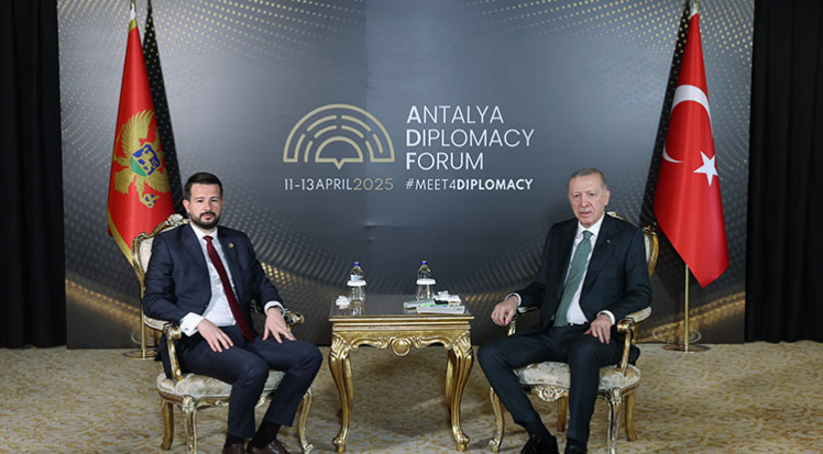 Cumhurbaşkanı Erdoğan ADF'de Milatoviç ile görüştü
