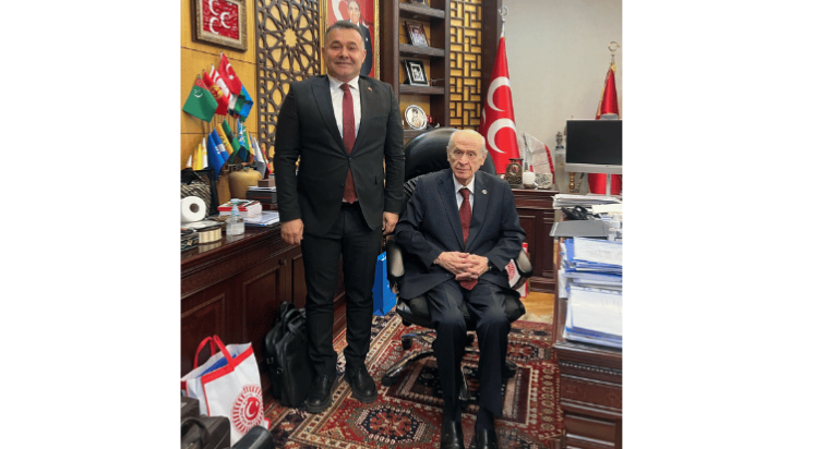 Yücel, Bahçeli’yi ziyaret etti: Alanya’ya selam getirdi