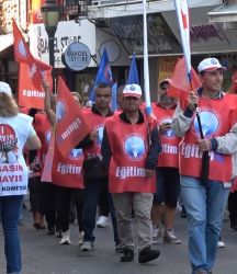 Alanya'da 1 Mayıs coşkuyla kutlandı
