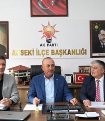 Çavuşoğlu ve Çetin’den Akseki çıkarması