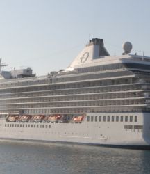 Alanya'ya kruvaziyerle 1209 turist geldi
