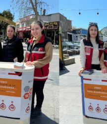 Serik’te Sosyal Hizmetler tarafından tanıtım standı kuruldu