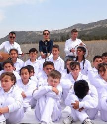 Burdur Gölü için minik kalpler farkındalık yarattı