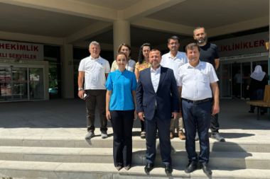 Milletvekili Taş hastaları ziyaret etti