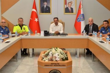 Huzurlu ve güvenli bir Antalya için çalışmalar devam ediyor