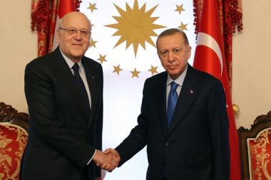 Cumhurbaşkanı Erdoğan, Lübnan Başbakanı ile görüştü