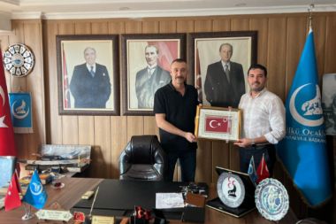 Başkan Alkan’dan Dinçer’e hayırlı olsun ziyareti